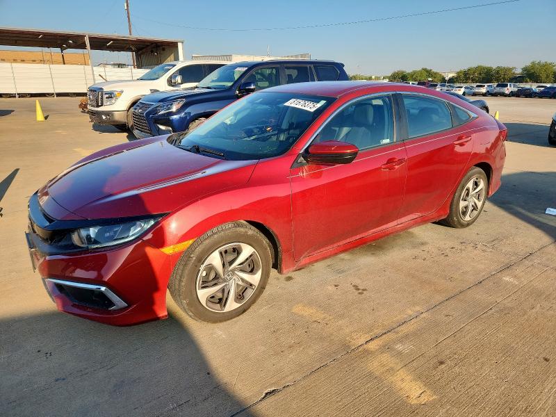 HONDA CIVIC 2020 with VIN 19XFC2F6XLE005565 - Photo from auction