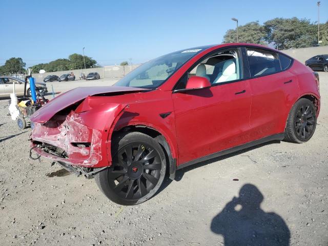 TESLA MODEL Y 2021 with VIN 5YJYGAEE1MF274839 - Photo from auction