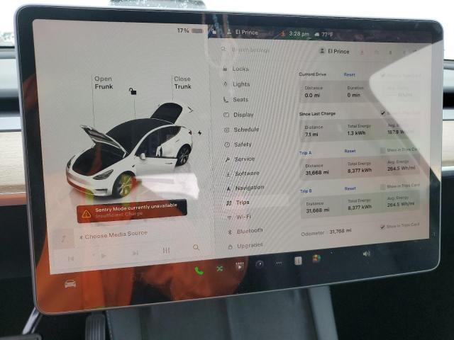 Photo 9 from auction – 2023 TESLA MODEL Y with VIN 7SAYGAEE5PF703777