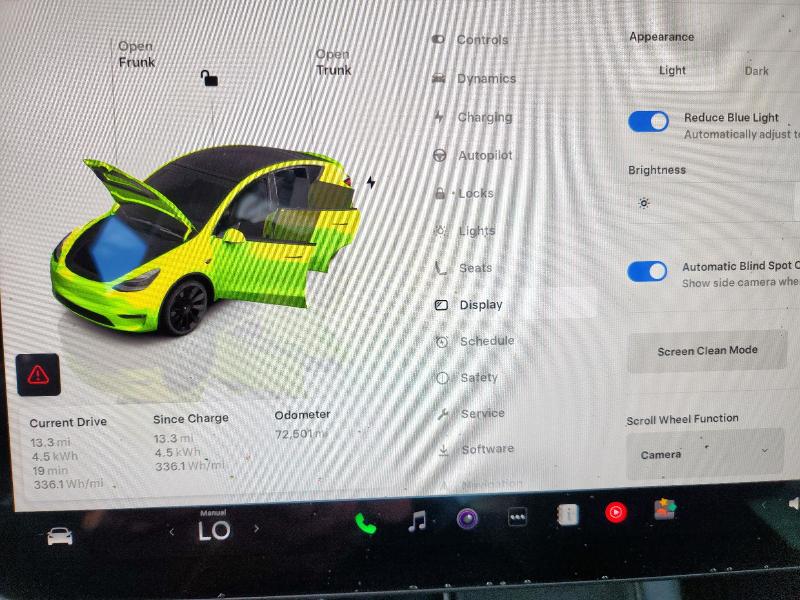 Photo 9 from auction – 2022 TESLA MODEL Y with VIN 7SAYGAEE8NF390561