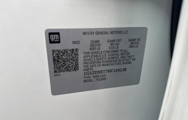 Photo 10 from auction – 2024 CHEVROLET MALIBU LT with VIN 1G1ZD5ST7RF124138