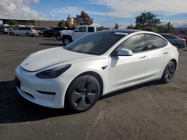 TESLA MODEL 3 2022 with VIN 5YJ3E1EAXNF112691 - Photo from auction