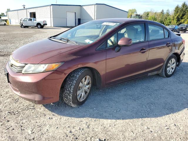 HONDA CIVIC LX 2012 with VIN 2HGFB2F57CH531636 - Photo from auction