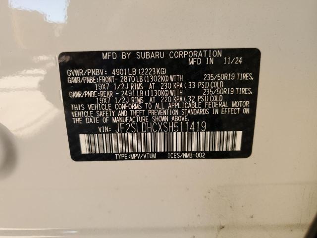 Photo 14 from auction – 2025 SUBARU FORESTER S with VIN JF2SLDHCXSH511419