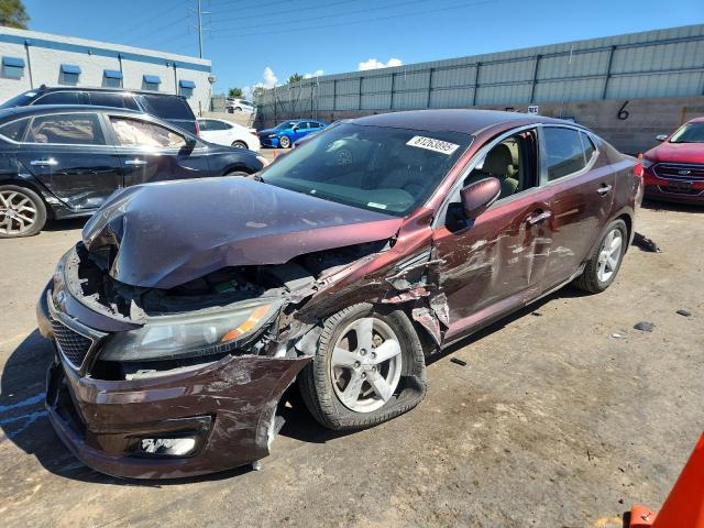KIA OPTIMA LX 2015 with VIN 5XXGM4A72FG378981 - Photo from auction
