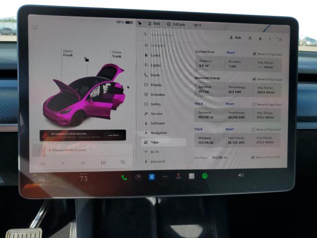 Photo 9 from auction – 2022 TESLA MODEL Y with VIN 7SAYGDEE4NF354657
