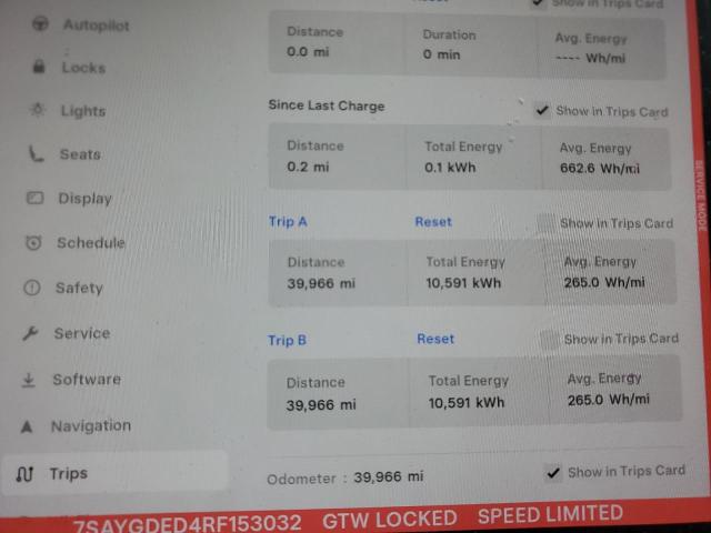Photo 9 from auction – 2024 TESLA MODEL Y with VIN 7SAYGDED4RF153032
