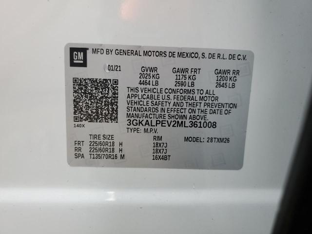 Photo 14 from auction – 2021 GMC TERRAIN SL with VIN 3GKALPEV2ML361008