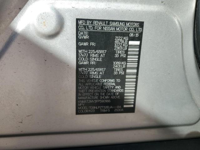 Photo 14 from auction – 2015 NISSAN ROGUE S with VIN KNMAT2MV3FP590966