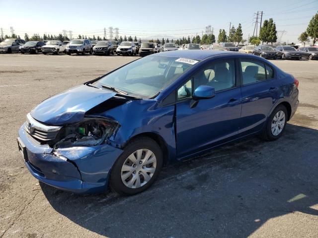 HONDA CIVIC LX 2012 with VIN 19XFB2F59CE300490 - Photo from auction