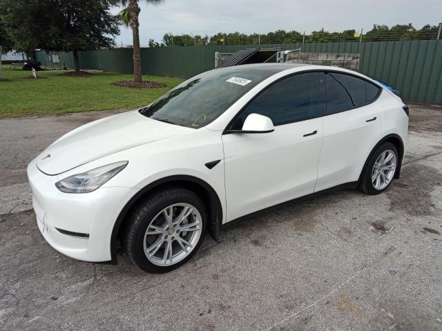 TESLA MODEL Y 2022 with VIN 7SAYGDEE5NF394553 - Photo from auction