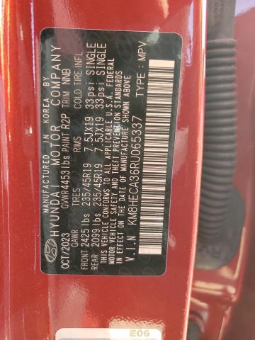 Photo 14 from auction – 2024 HYUNDAI KONA LIMIT with VIN KM8HECA36RU065337