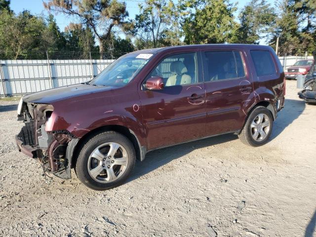 HONDA PILOT EXLN 2014 with VIN 5FNYF3H76EB009640 - Photo from auction