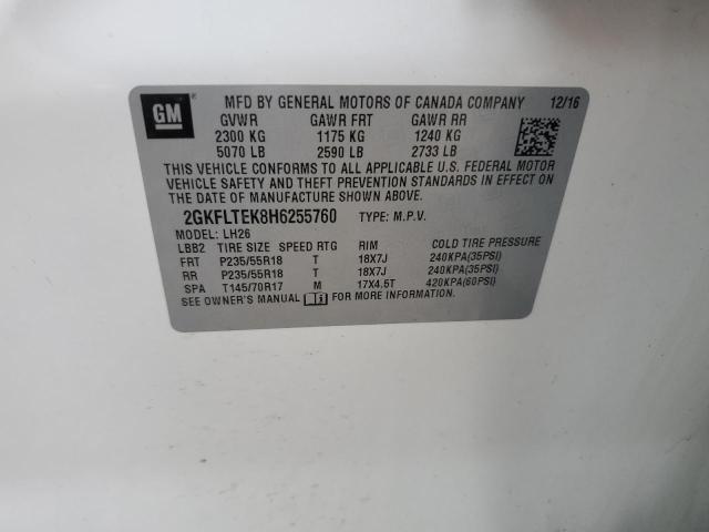 Photo 14 from auction – 2017 GMC TERRAIN SL with VIN 2GKFLTEK8H6255760