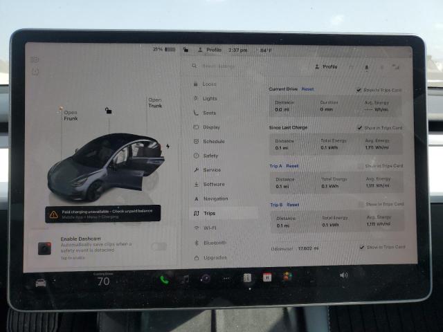 Photo 9 from auction – 2022 TESLA MODEL 3 with VIN 5YJ3E1EB7NF263643