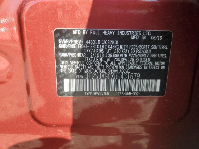 Фото 14 с аукциона – 2017 SUBARU FORESTER 2 с VIN JF2SJAGCXHH431679