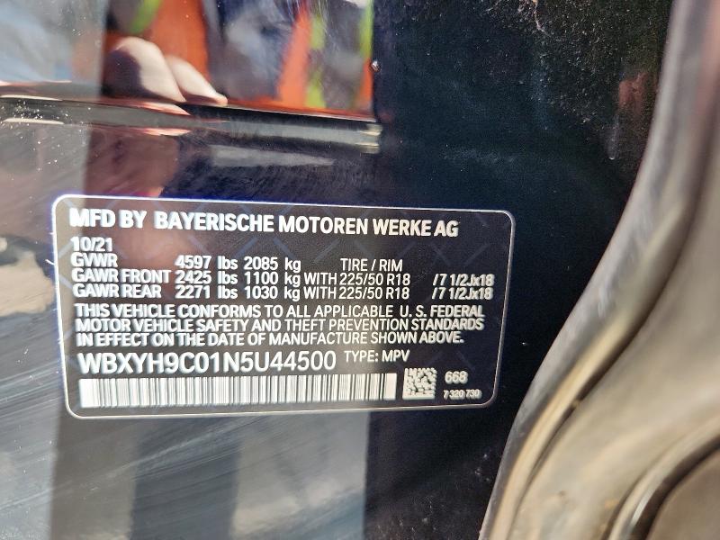 Photo 14 from auction – 2022 BMW X2 SDRIVE2 with VIN WBXYH9C01N5U44500