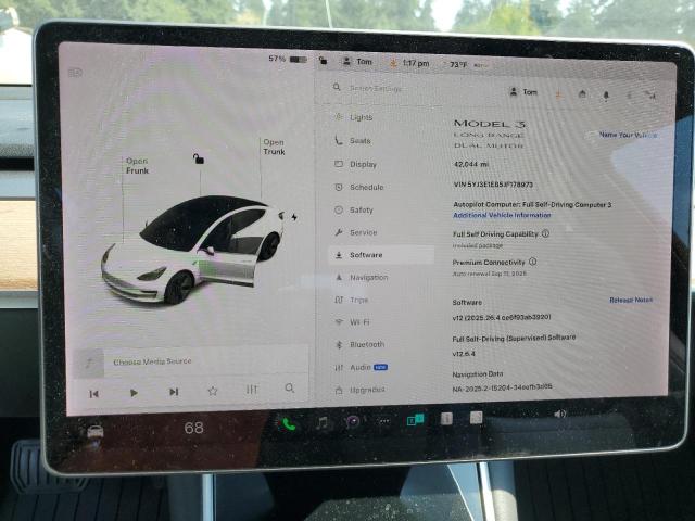 Photo 9 from auction – 2018 TESLA MODEL 3 with VIN 5YJ3E1EB5JF178973