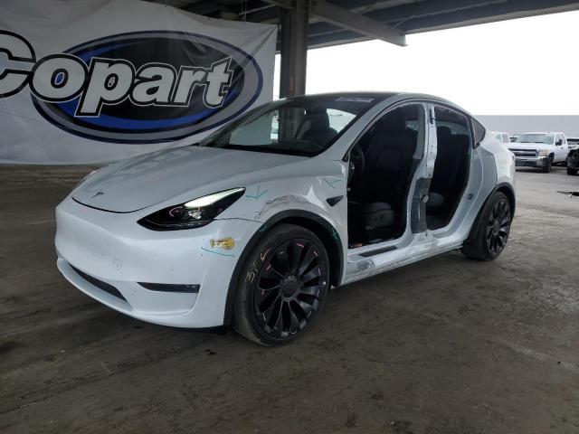 TESLA MODEL Y 2022 with VIN 7SAYGDEF0NF487098 - Photo from auction