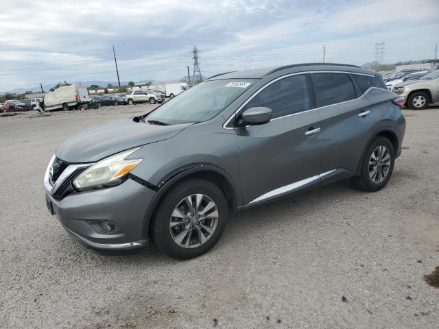 NISSAN MURANO S 2016 with VIN 5N1AZ2MG0GN111623 - Photo from auction