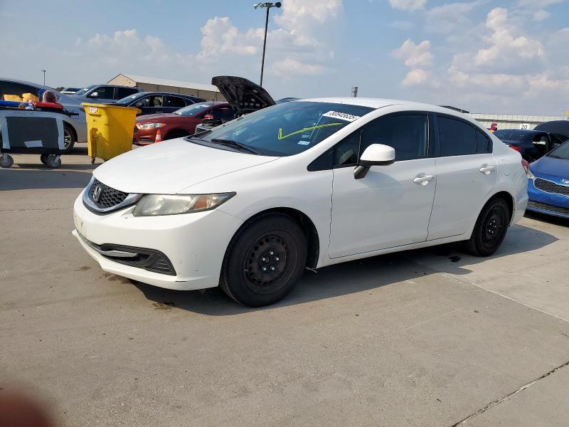 HONDA CIVIC LX 2013 with VIN 19XFB2F56DE000486 - Photo from auction