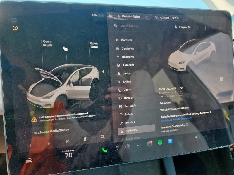 Photo 9 from auction – 2023 TESLA MODEL Y with VIN 7SAYGAEEXPF925408