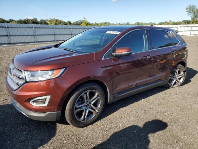 FORD EDGE TITAN 2015 with VIN 2FMPK4K84FBB70352 - Photo from auction