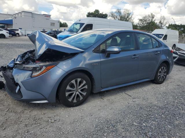 TOYOTA COROLLA LE 2021 with VIN JTDEAMDE4MJ010613 - Photo from auction