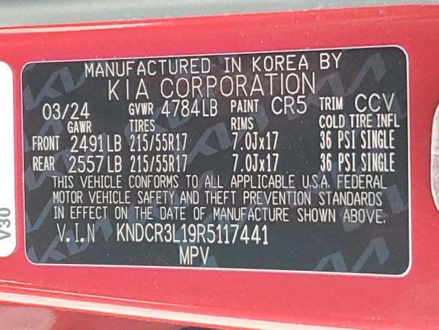 Photo 14 from auction – 2024 KIA NIRO WIND with VIN KNDCR3L19R5117441