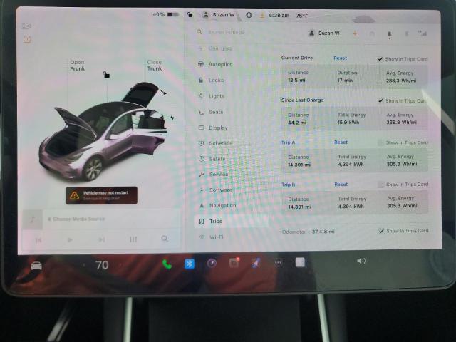 Photo 9 from auction – 2020 TESLA MODEL Y with VIN 5YJYGDEE3LF023952