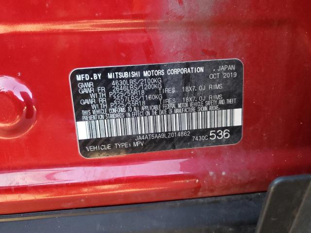 Photo 14 from auction – 2020 MITSUBISHI ECLIPSE CR with VIN JA4AT5AA9LZ014862