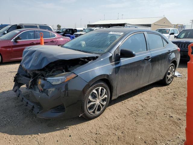 TOYOTA COROLLA L 2018 with VIN 5YFBURHE7JP740234 - Photo from auction