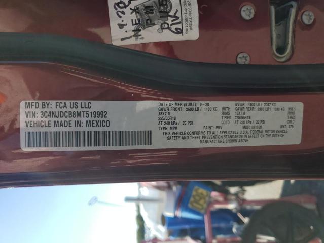 Photo 14 from auction – 2021 JEEP COMPASS LI with VIN 3C4NJDCB8MT519992