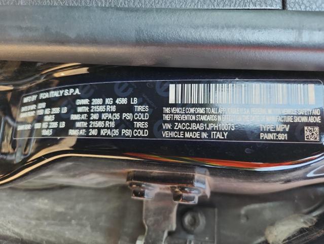 Photo 14 from auction – 2018 JEEP RENEGADE S with VIN ZACCJBAB1JPH10073