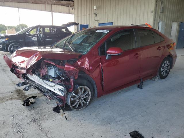 TOYOTA COROLLA LE 2022 with VIN JTDEAMDE7NJ049391 - Photo from auction