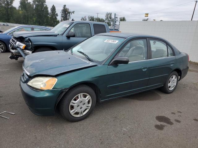 HONDA CIVIC LX 2002 with VIN 2HGES16542H575050 - Photo from auction