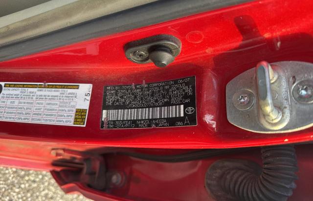 Photo 10 from auction – 2007 TOYOTA PRIUS with VIN JTDKB20U277678087