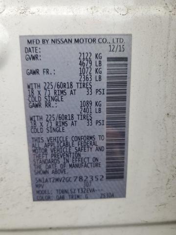 Photo 14 from auction – 2016 NISSAN ROGUE S with VIN 5N1AT2MV2GC782352