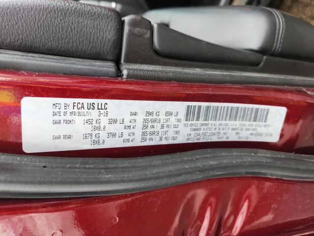 Photo 14 from auction – 2018 JEEP GRAND CHER with VIN 1C4RJFBG7JC294739