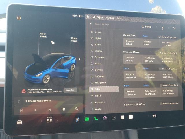 Photo 9 from auction – 2022 TESLA MODEL 3 with VIN 5YJ3E1EA5NF370472