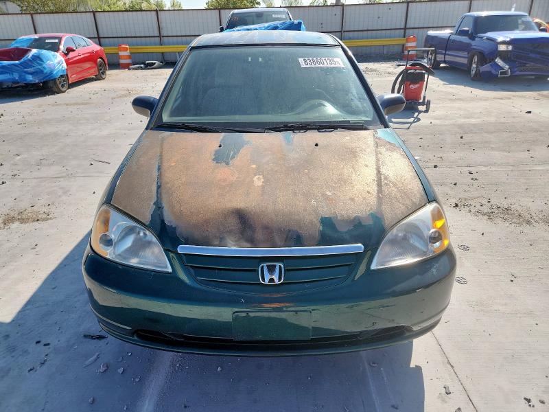 Photo 5 from auction – 2001 HONDA CIVIC LX with VIN 2HGES16551H539205