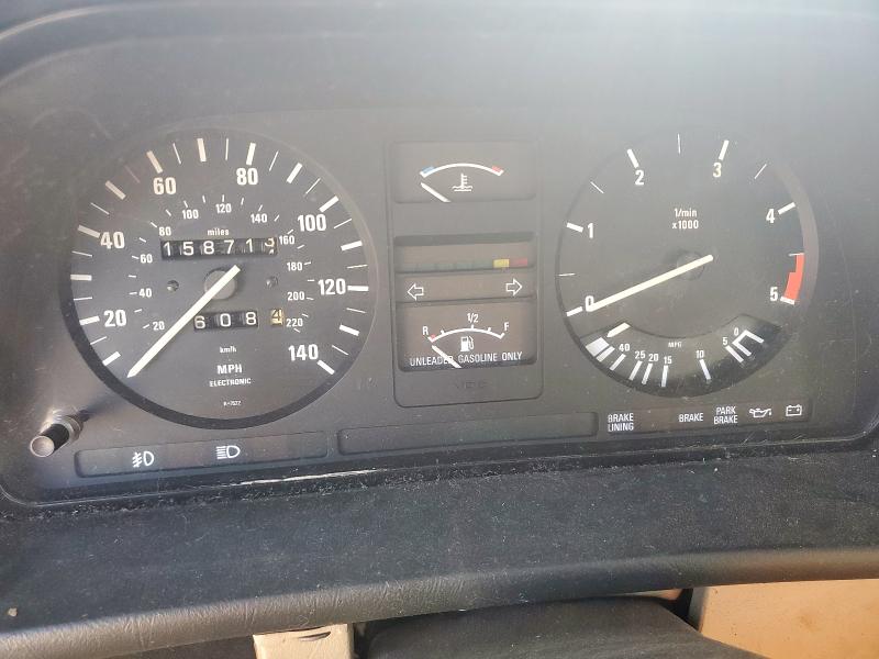 Photo 9 from auction – 1986 BMW 528 E AUTOMATIC with VIN WBADK8300G9703381
