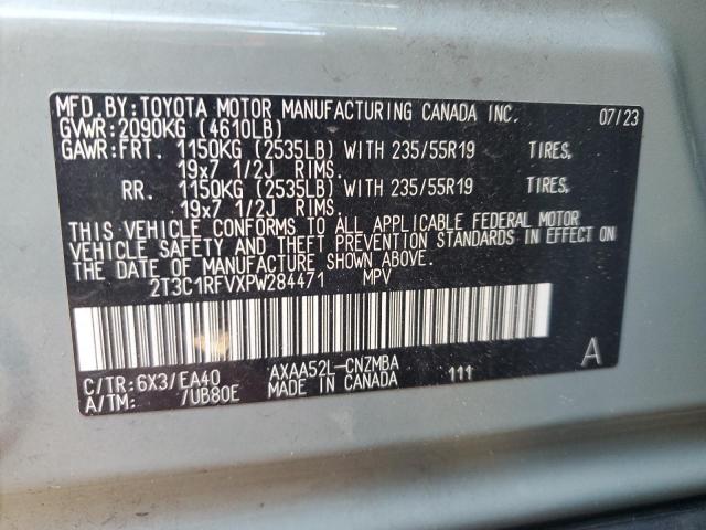 Photo 14 from auction – 2023 TOYOTA RAV4 XLE P with VIN 2T3C1RFVXPW284471