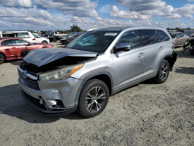 TOYOTA HIGHLANDER XLE 2016 with VIN 5TDKKRFH5GS134451 - Photo from auction
