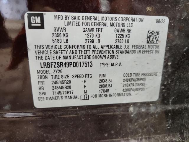 Photo 14 from auction – 2023 BUICK ENVISION A with VIN LRBFZSR49PD017513