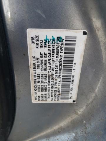 Photo 14 from auction – 2008 HONDA ODYSSEY EX with VIN 5FNRL386X8B057411