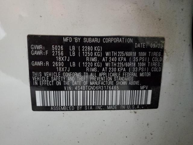 Photo 14 from auction – 2024 SUBARU OUTBACK with VIN 4S4BTGND6R3176465