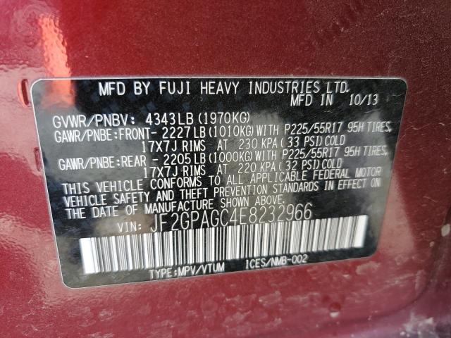 Фото 14 с аукциона – 2014 SUBARU XV CROSSTR с VIN JF2GPAGC4E8232966
