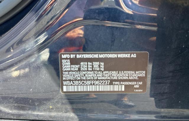 Photo 10 from auction – 2015 BMW 328 XI SUL with VIN WBA3B5C58FF962237