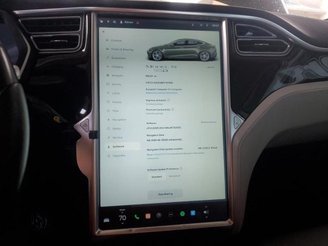 Photo 9 from auction – 2015 TESLA MODEL S with VIN 5YJSA1E26FF107912